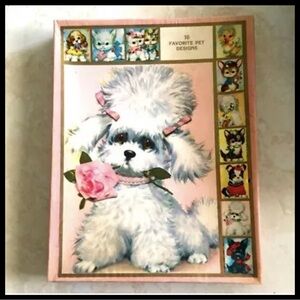 Vintage greeting cards Coby Pets